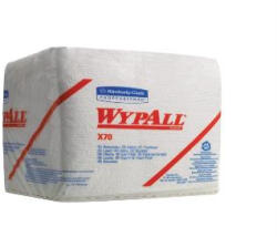KC 8387 WypAll X70 hajtogatott törlő, fehér, 1réteg, 33x31, 5 cm, 76lap