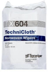 ITW TX604 TechniCloth nemszőtt törlő, cellulóz/poliészter, 10x10cm, 4x300lap/csom