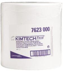 KC 7623 Kimtech Pure tekercses tisztító törlő, fehér, 34x38 cm, 600lap/tekercs