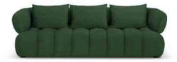 Micadoni Canapea Reese cu 3 locuri si tapiterie din tesatura structurala, verde (MIC_3S_192_F1_REESE6) Canapea