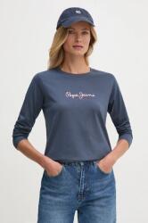 Pepe Jeans pamut hosszúujjú FIORE LS sötétkék, PL505947 - sötétkék XS