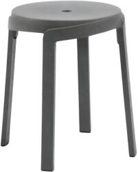 Nardi Szürke műanyag kerti zsámoly Stack Mini 36, 5 cm (40357.25.000)