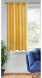 EUROFIRANY Rita egyszínű dekor függöny Mustársárga 140x175 cm