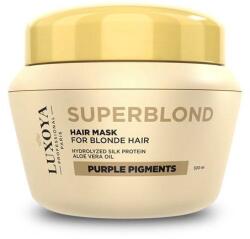Luxoya Superblond hajszerkezet helyreállító hajmaszk semlegesítő pigmentekkel száraz és sérült hajra - fmkk - 8 890 Ft