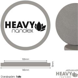 Nanolex NXPPAD49 Polírszivacs 145x13x125, Durva - Szürke 1db