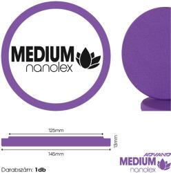 Nanolex NXPPAD44 Polírszivacs DA 145x25x125, Közepes - Lila 1db