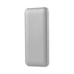 V-TAC POWER BANK (hordozható töltő) 10000mAh 2A 30CM C típusú kábel - Ezüst - 23035