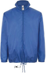 SOL'S Uniszex széldzseki, gallérba rejtett kapucnival, SOL'S SO01618, Royal Blue-3XL (so01618ro-3xl)