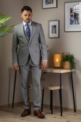 Elite Fashion Világosszürke háromrészes slim Öltöny - elitedivat - 79 990 Ft