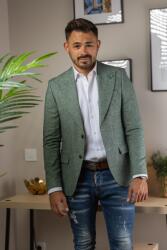 Elite Fashion Pasztell zöld slim fit sportzakó