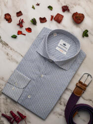 Elite Fashion Kék mintás ing
