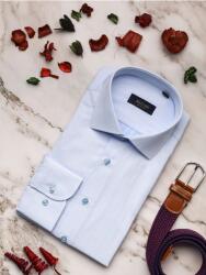 Elite Fashion Mazzaro világoskék halszálka mintás ing