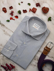 Elite Fashion Fekete-kék mintás ing