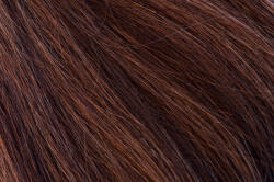 HairExtensionShop Keratinos U-TIP Emberi Póthaj Mikró Gyűrűzéshez Piano Balayage Barna Árnyalat 50cm (4/8 Pian) (RUT50-4-8)