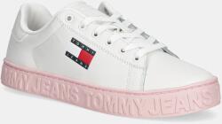 Tommy Hilfiger bőr sportcipő TJW LOGO SNEAKER ESS bézs, EN0EN02703 - fehér Női 37