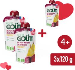 Good Gout 2+1 INGYEN: Good Gout BIO Williams körte céklával (120 g)