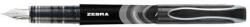 Zebra Töltőtoll, 0, 6 mm, ZEBRA "Fountain pen", fekete (TZ69481) - onlinepapirbolt