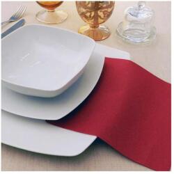 Pack Service textilhatású egyszínű szalvéta 40x40 cm 50 lap/csomag - bordó