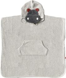 kikadu - truly organic Poncho pentru baie din bumbac organic - Hipopotam - Kikadu Truly Organic