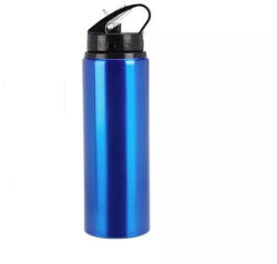 Excellent Houseware Sticla apa Excellent Houseware, aluminiu, 7x25 cm, 750 ml, albastru (KO-170700890AB)