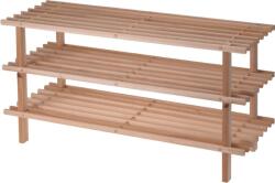 Koopman International Raft pentru pantofi Koopman International, lemn, 77x26x40 cm, maro (KO-784630020) Raft
