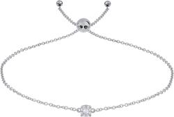 57Emozioni Brățară illusion ajustabilă 14-25 cm, aur 18k, diamante naturale 0.03 ct + 0.04 ct, cod 01016LBB25D