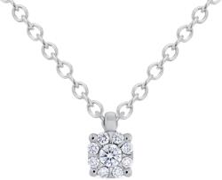 57Emozioni Colier illusion, aur 18k, diamante naturale 0.03 ct + 0.04 ct, cod 01017LPB25D