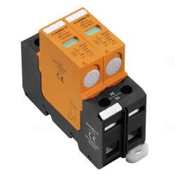 Weidmüller AC túlfeszültség levezető 1 fázisú B+C 2P VPU I 2 280V/12, 5kA (T1+T2) (NV1000246)