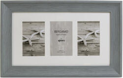 Kenro Bergamo Grey multi képkeret, 3 db 10x15