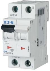 Eaton PL6-C16/1N Kismegszakító, 6kA 1 pólus+nulla 106034 (NV1000046)