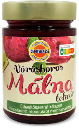 Dia-Wellness vörösboros málna lekvár C-vitaminnal 380 g - freefrom