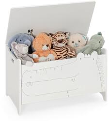 Costway Дървена кутия за играчки и пейка 2в1, Costway (TP10079WH)