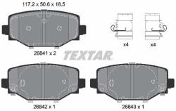 TEXTAR set placute frana, frana disc TEXTAR 2684101 (2684101)