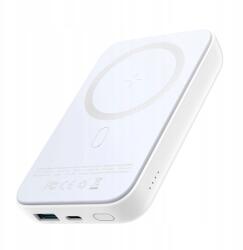 JOYROOM Mini Mágneses Powerbank Magsafe Vezeték Nélküli 10000MAH Usb-c Kábel (JR-W020 white)