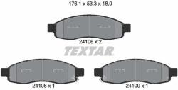 TEXTAR set placute frana, frana disc TEXTAR 2410601