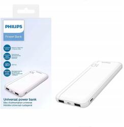 Philips Powerbank Philips 10 000mAh 2 Usb port fehér (DLP1810NW/62)