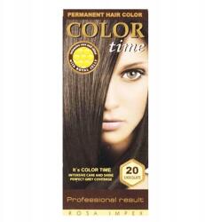 Color Time Color Time Permanent Hajfesték 20 Csokoládé 100 ml (3800010502511)