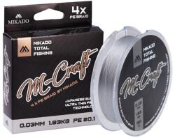 Mikado M-Craft Braid - Fonott zsinór STEEL GRAY 150m 0.06mm/3.83kg (ZMCG-150-006)