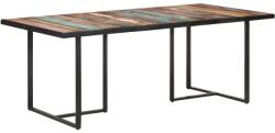 vidaXL tömör újrahasznosított fa étkezőasztal 200 cm (320698) - vidaxl