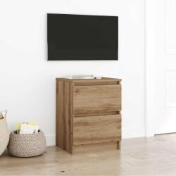 vidaXL kézműves tölgy színű szerelt fa TV-szekrény 40x35x54 cm (861777)