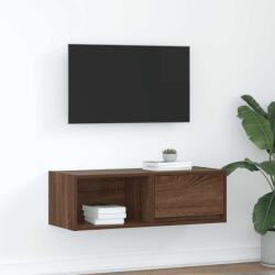 vidaXL barna tölgy színű szerelt fa TV-szekrény 80x31x25, 5 cm (861466)