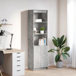vidaXL betonszürke szerelt fa magasszekrény 50x35x180 cm (3328465) - vidaxl