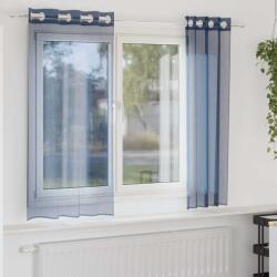 vidaXL 2 db királykék voile függönyök grommets (4102114)