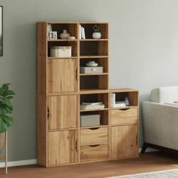 vidaXL 5 db tömörfa fenyőfa oldalsó szekrény ODDA 40x24x79 cm (3365360)