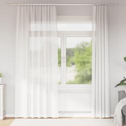 vidaXL 2 db fehér fátyolfüggönyök hurokkal 140x225 cm (4102333)