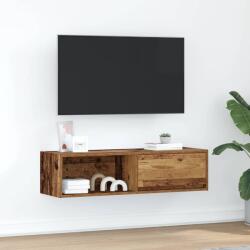 vidaXL antik fa színű szerelt fa TV-szekrény 100x31x25, 5 cm (861486)