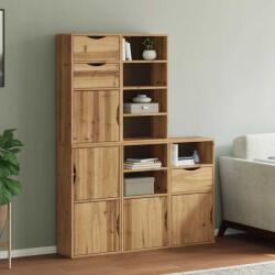 vidaXL 5 db tömörfa fenyőfa oldalsó szekrény ODDA 40x24x79 cm (3365364)