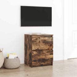 vidaXL füstös tölgy színű szerelt fa TV-szekrény 40x35x54 cm (861773)