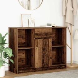 vidaXL antik fa szerelt fa tálalószekrény fiókos 101x35x76 cm (861569) - vidaxl