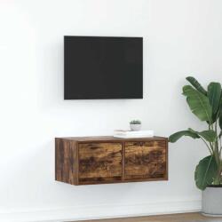 vidaXL füstös tölgy színű szerelt fa TV-szekrény 60x31x25, 5 cm (861498)